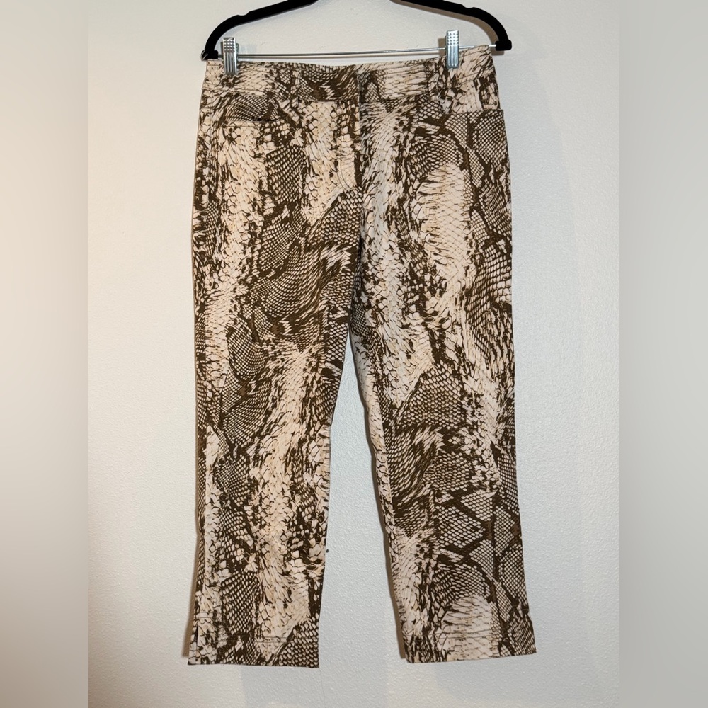 Cache Snake Print Women’s Cropped Pant